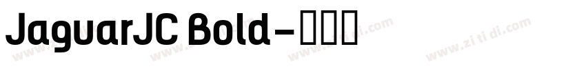JaguarJC Bold字体转换